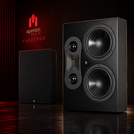Корпусная кинотеатральная LCR акустика Aperion Audio Theatrus T80S Slim