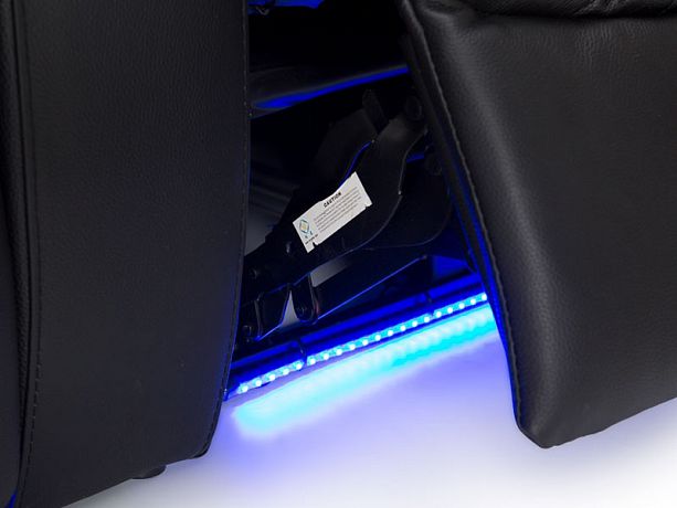 Комплект из 4-х моторизированных кресел-реклайнерв 7Seats Diamond (Loveseat center) кожа/пвх