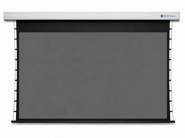 Моторизованный ALR экран с системой натяжения Global Screens Intelligent HomeScreen EWC2-130 162*288 Black Code 4K
