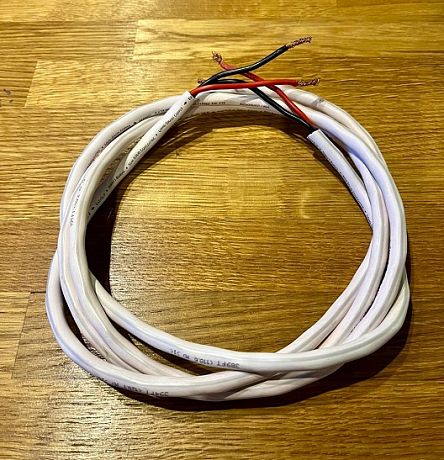Акустический кабель AudioQuest SLIP-DB 14/2 white (кусок 2.1 метра)