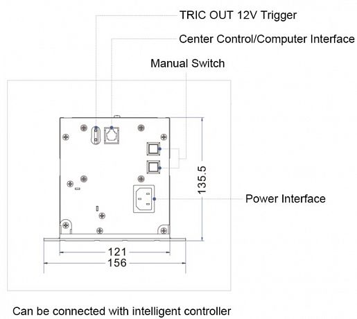 Экран встраиваемый в потолок обратной проекции Global Screens Intelligent HomeScreen ICL2-170EX 212*376 Rear Grey (extradrop 40 см)