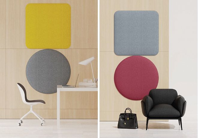 Комплект из 4-х поглащающих акустических панелей Soundbox EQ Round/Square (4 шт.) 90.60.6