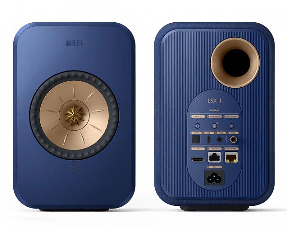 Активная полочная акустика KEF LSX II Cobalt Blue (пара)