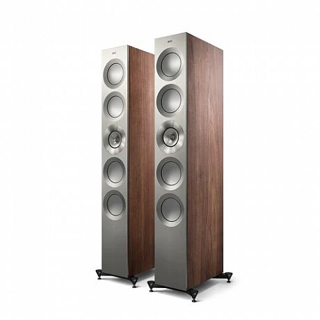 Напольная акустика KEF REFERENCE 5 Meta Satin Walnut/Silver (пара)
