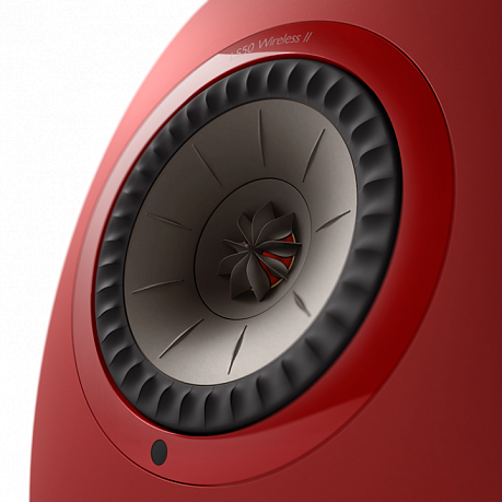 Активная полочная акустика KEF LS50 Wireless II Crimson Red (пара)