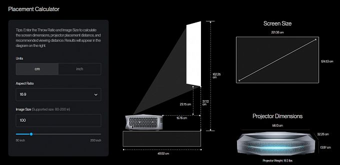 Ультракороткофокусный лазерный 4K 3D проектор AWOL Vision Aetherion Pro