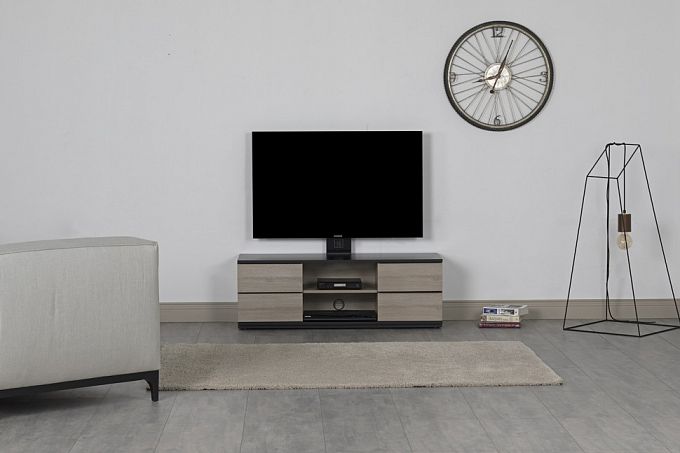 Тумба Sonorous LBA 124S HBLK BLK MOL