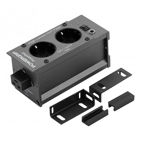 Модуль чистого питания POWERGRIP PowerRail (2 розетки, без кабеля)