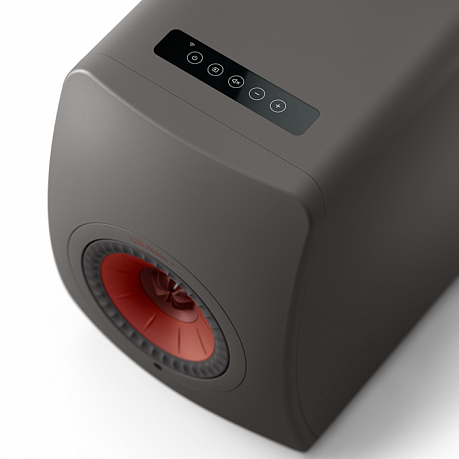 Активная полочная акустика KEF LS50 Wireless II Titanium Grey (пара)