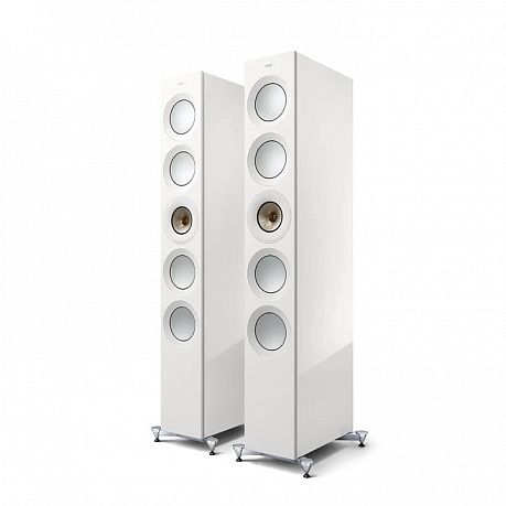 Напольная акустика KEF REFERENCE 5 Meta High-Gloss White/Champagne (пара)