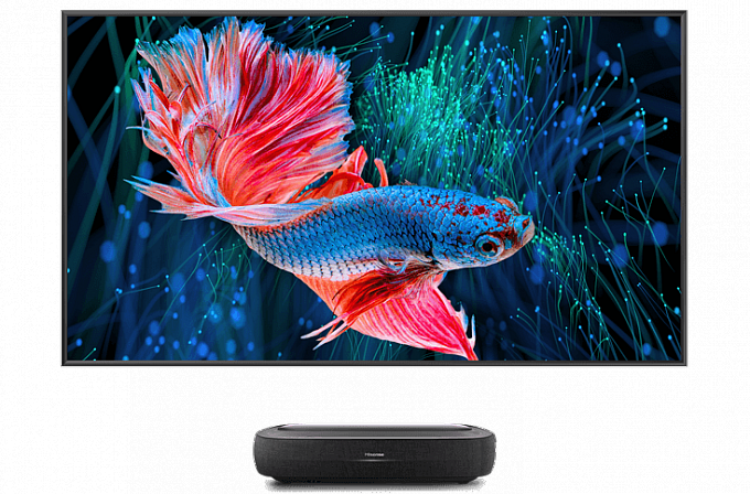 Ультракороткофокусный лазерный проектор Hisense 120L9H (в комплекте с ALR экраном 120")
