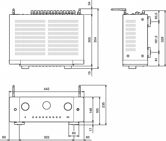AV ресивер Marantz Cinema 60 silver 5.2.2