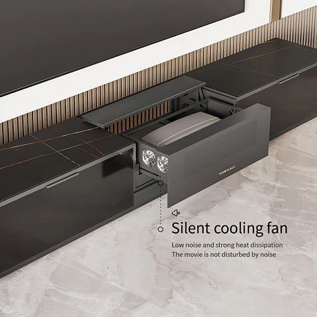 Моторизованная тумба Intelligent Smart Cabinet-280 (в комплекте с проектором Formovie и 100" экраном) Sale из шоу-рума