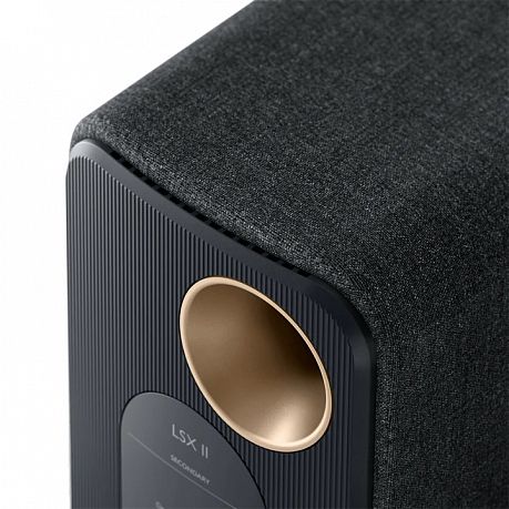 Активная полочная акустика KEF LSX II Carbon Black (пара)