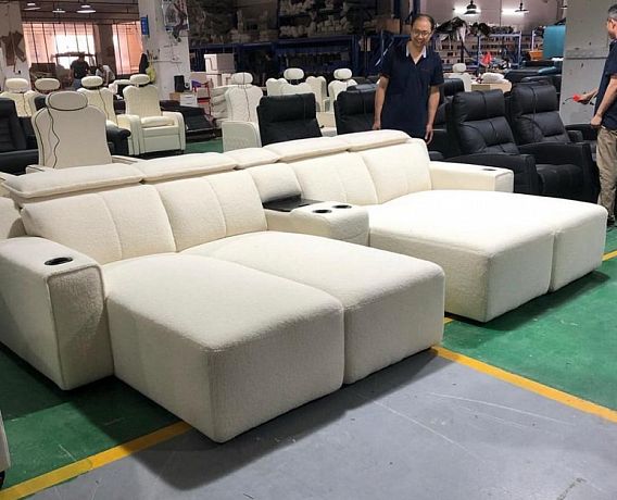 4-х местный диван-реклайнер 7Seats Gravity Sofa Edition (ткань)