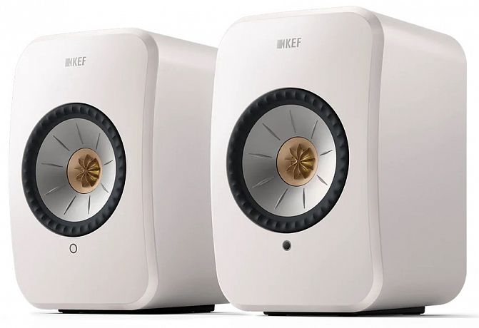 Активная полочная акустика KEF LSX II Mineral White (пара)