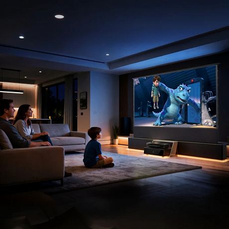 Ультракороткофокусный лазерный 4K 3D проектор AWOL Vision Aetherion Max