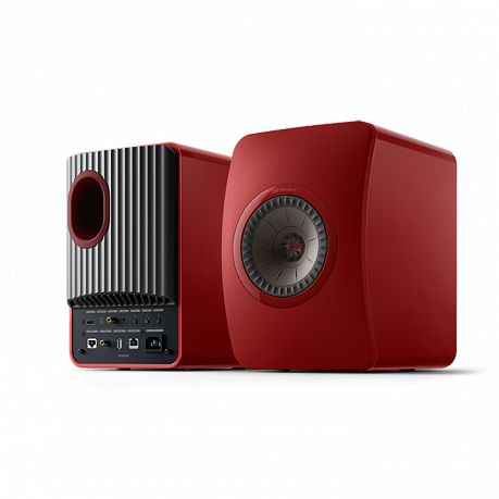 Активная полочная акустика KEF LS50 Wireless II Crimson Red (пара)