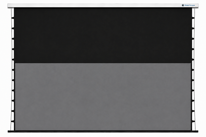 Моторизованный ALR экран с системой натяжения Global Screens Intelligent HomeScreen EWC2-90EX 112*199 Black Code 4K (extradrop 87 см)