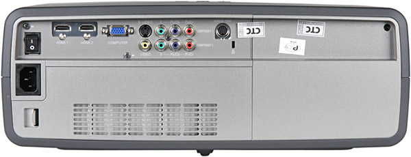 Rear panel