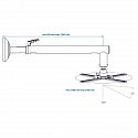 Кронштейн настенный  PROJECTOR-9 black