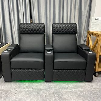 Комплект из 2-х моторизированных кресел-реклайнеров 7Seats Forza Comfort Edition (3 подлокотника) кожа/пвх SALE из шоу-рума